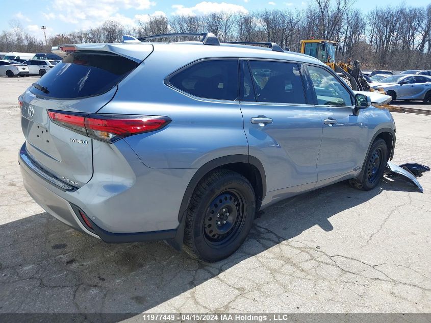 2023 Toyota Highlander Hybrid Limited/Hybrid Platinum VIN: 5TDEBRCHXPS107165 Lot: 11977449