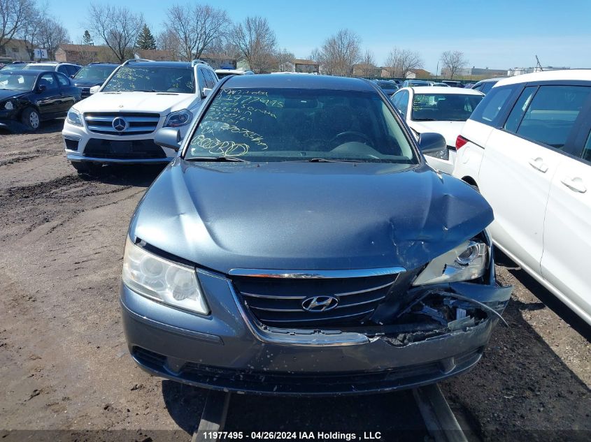 2009 Hyundai Sonata Gls VIN: 5NPET46C09H522231 Lot: 11977495