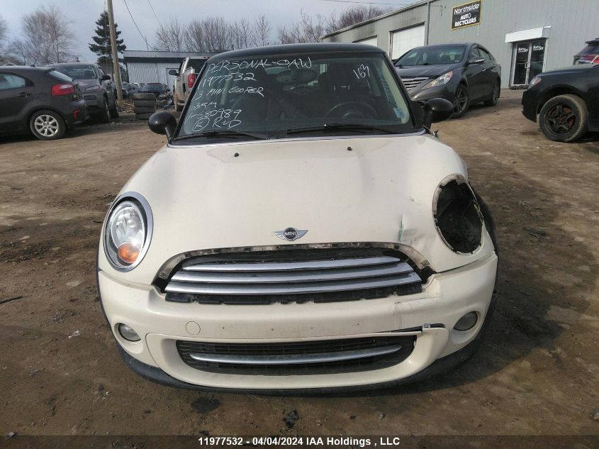 2013 Mini Cooper VIN: WMWSU3C52DT680989 Lot: 11977532