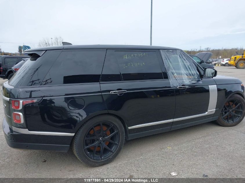 2021 Land Rover Range Rover Autobiography VIN: SALGV5SE9MA428969 Lot: 11977591