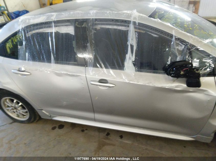 2021 Toyota Corolla Hybrid Base W/Li Battery VIN: JTDBAMDE2MJ023752 Lot: 39242769