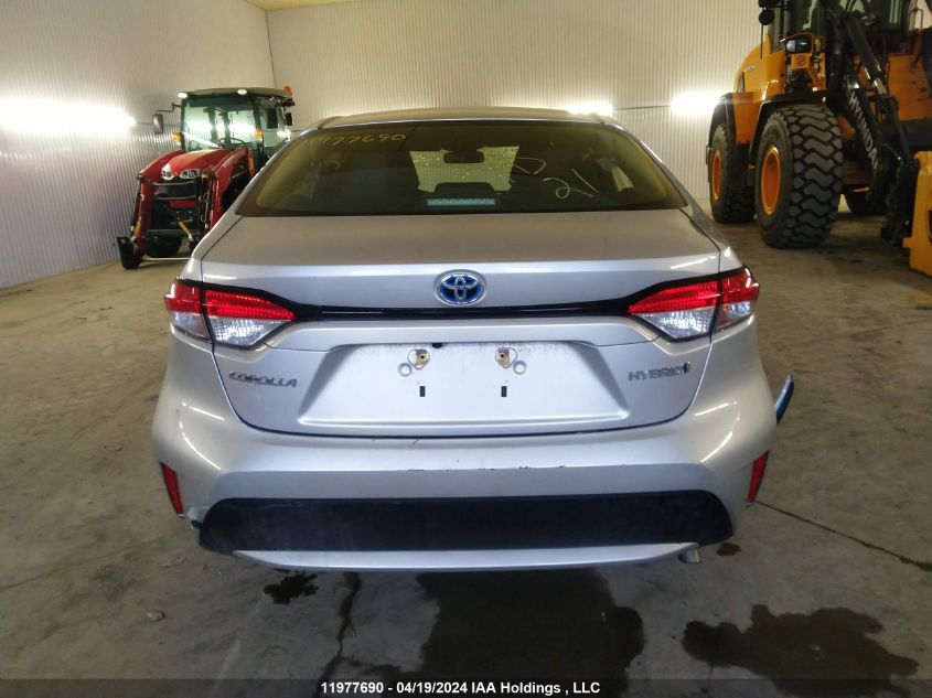 2021 Toyota Corolla Hybrid Base W/Li Battery VIN: JTDBAMDE2MJ023752 Lot: 39242769