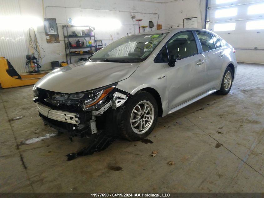 2021 Toyota Corolla Hybrid Base W/Li Battery VIN: JTDBAMDE2MJ023752 Lot: 39242769