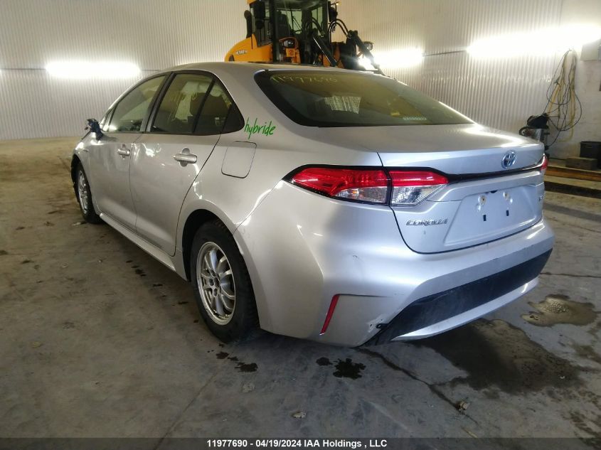 2021 Toyota Corolla Hybrid Base W/Li Battery VIN: JTDBAMDE2MJ023752 Lot: 39242769