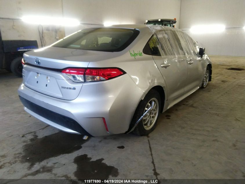 2021 Toyota Corolla Hybrid Base W/Li Battery VIN: JTDBAMDE2MJ023752 Lot: 39242769