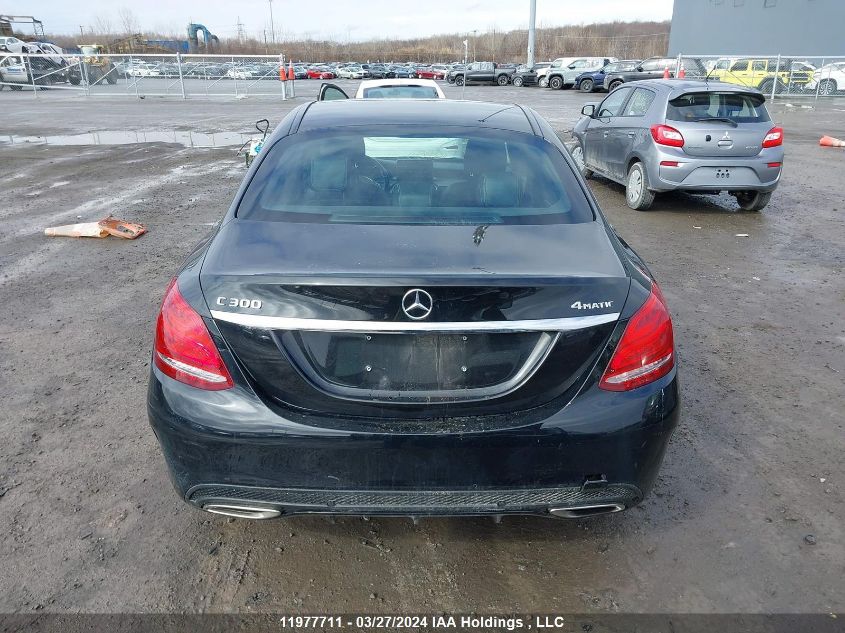 2017 Mercedes-Benz C 300 4Matic VIN: 55SWF4KB6HU192499 Lot: 11977711