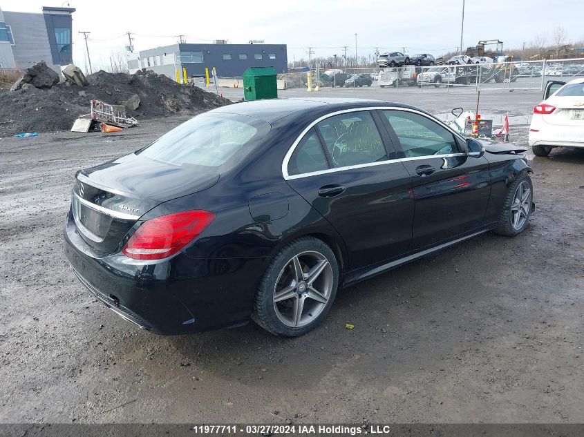 2017 Mercedes-Benz C 300 4Matic VIN: 55SWF4KB6HU192499 Lot: 11977711