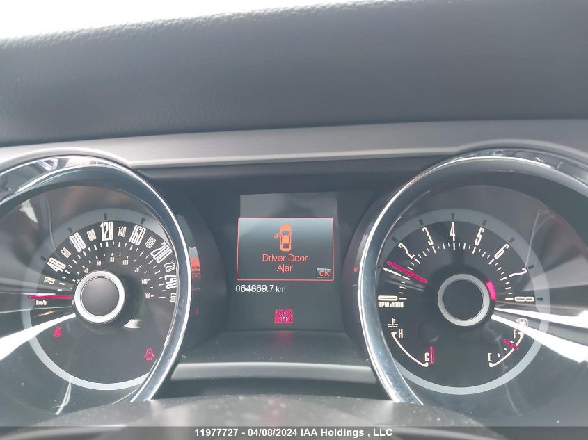 2013 Ford Mustang VIN: 1ZVBP8AM6D5214839 Lot: 11977727