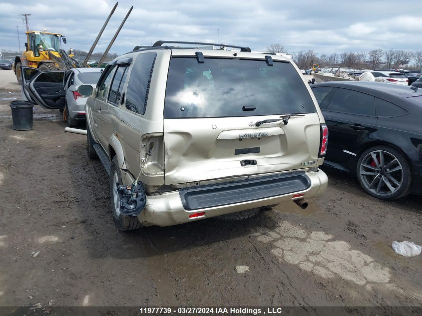 2001 Nissan Pathfinder Le/Se/Xe VIN: JN8DR09Y81W571402 Lot: 11977739