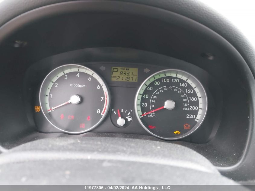 2009 Hyundai Accent VIN: KMHCN35C09U130221 Lot: 11977806