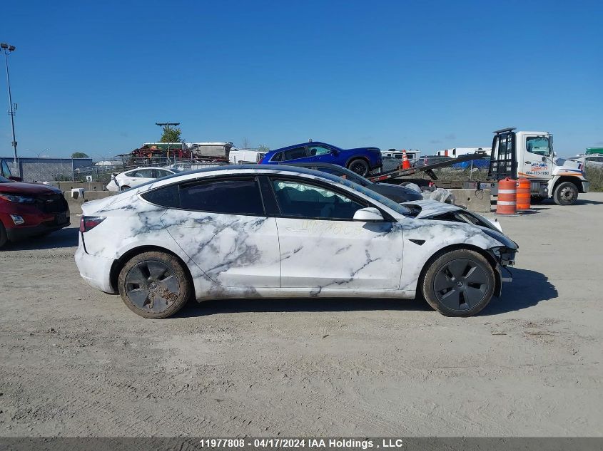 2022 Tesla Model 3 VIN: 5YJ3E1EA0NF336357 Lot: 11977808