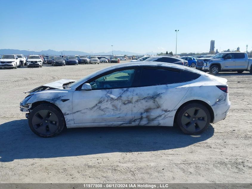 2022 Tesla Model 3 VIN: 5YJ3E1EA0NF336357 Lot: 11977808