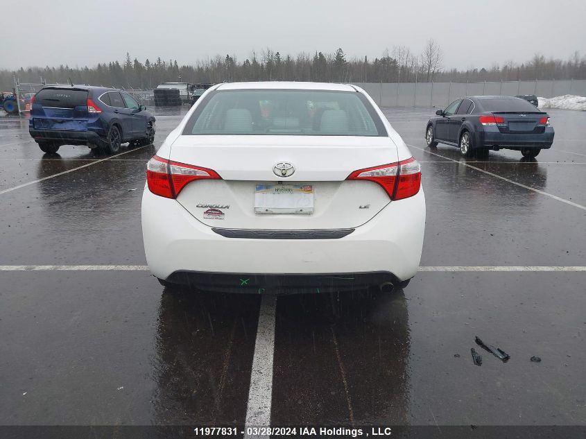 2016 Toyota Corolla Ce/Le/S VIN: 2T1BURHE3GC505757 Lot: 11977831