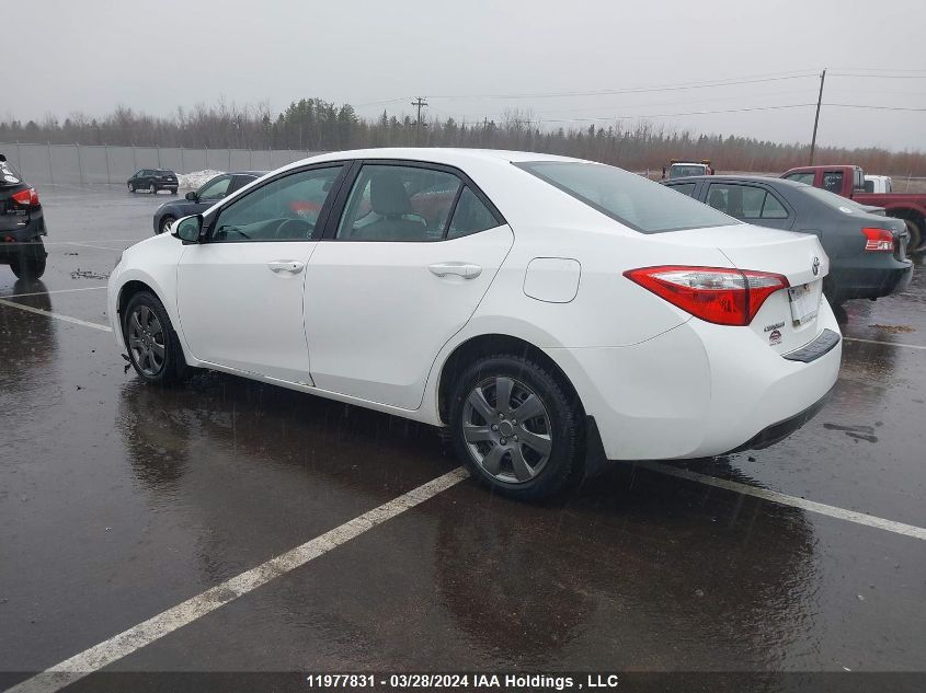 2016 Toyota Corolla Ce/Le/S VIN: 2T1BURHE3GC505757 Lot: 11977831