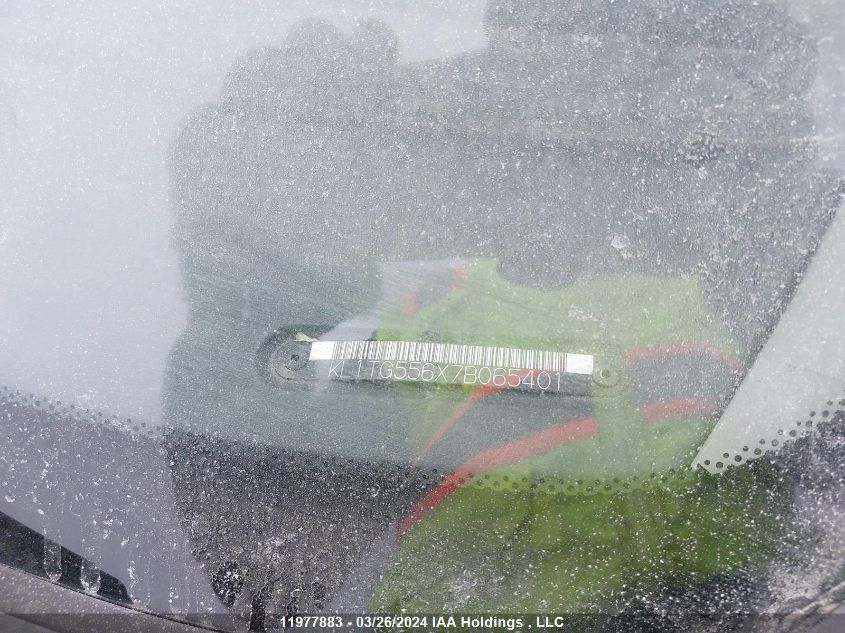 2007 Chevrolet Aveo VIN: KL1TG556X7B065401 Lot: 11977883