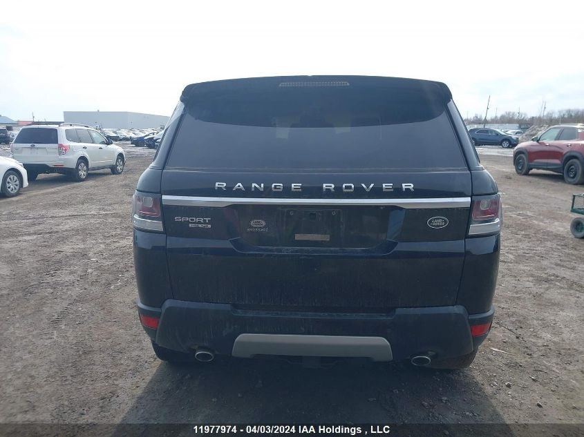 2016 Land Rover Range Rover Sport Hse VIN: SALWR2KF6GA100646 Lot: 11977974