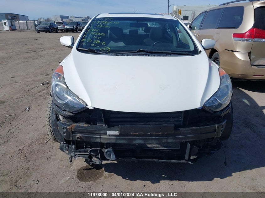 2013 Hyundai Elantra Gls VIN: 5NPDH4AE8DH385683 Lot: 11978000