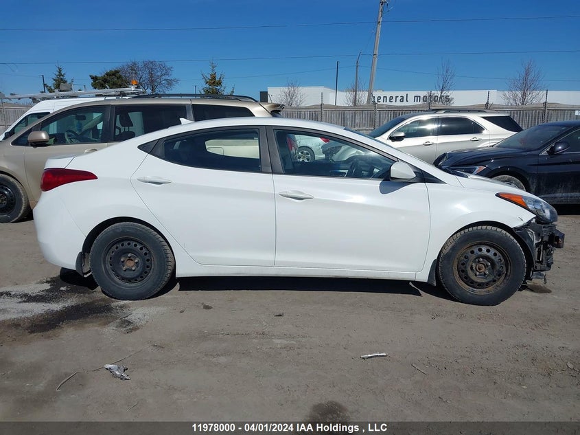 2013 Hyundai Elantra Gls VIN: 5NPDH4AE8DH385683 Lot: 11978000