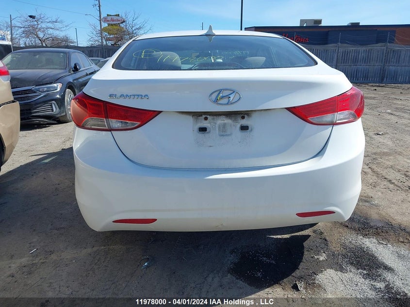 2013 Hyundai Elantra Gls VIN: 5NPDH4AE8DH385683 Lot: 11978000