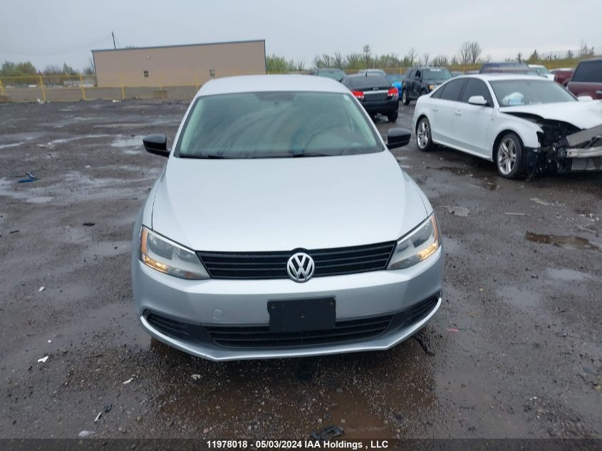 2013 Volkswagen Jetta Sedan VIN: 3VW2K7AJ7DM408000 Lot: 11978018