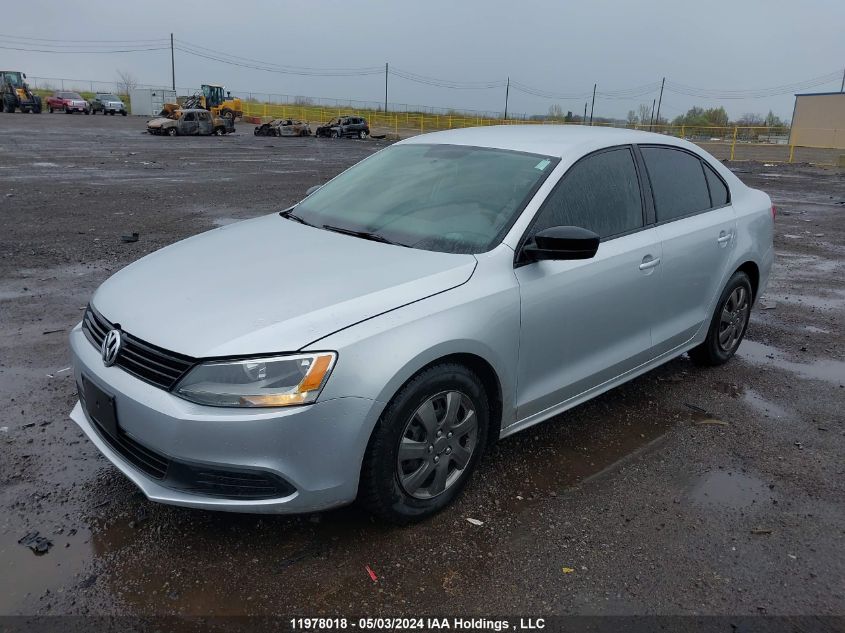 2013 Volkswagen Jetta Sedan VIN: 3VW2K7AJ7DM408000 Lot: 11978018