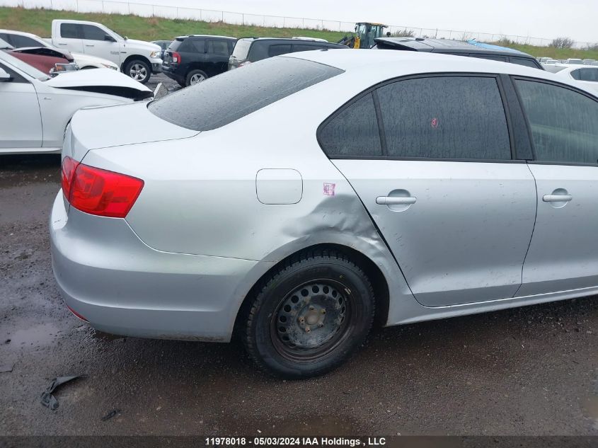 2013 Volkswagen Jetta Sedan VIN: 3VW2K7AJ7DM408000 Lot: 11978018