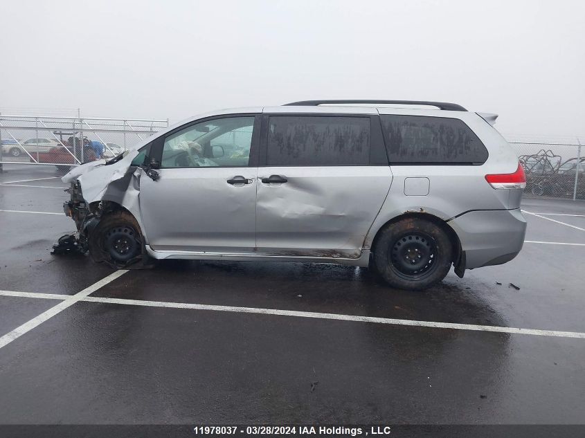 2011 Toyota Sienna VIN: 5TDZK3DC0BS004881 Lot: 11978037