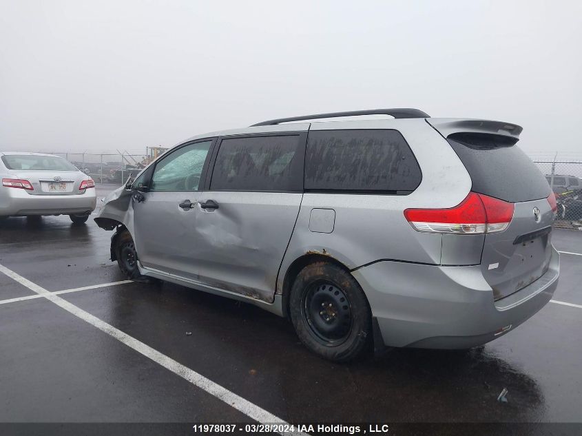 2011 Toyota Sienna VIN: 5TDZK3DC0BS004881 Lot: 11978037