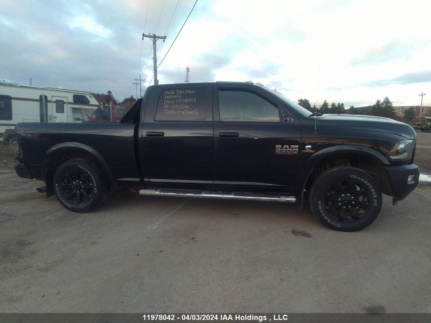 2018 Ram 2500 Laramie VIN: 3C6UR5FL3JG105206 Lot: 11978042