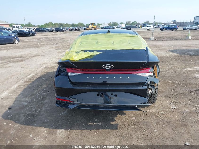 2023 Hyundai Elantra Luxury Ivt VIN: KMHLN4AG8PU515831 Lot: 11978055