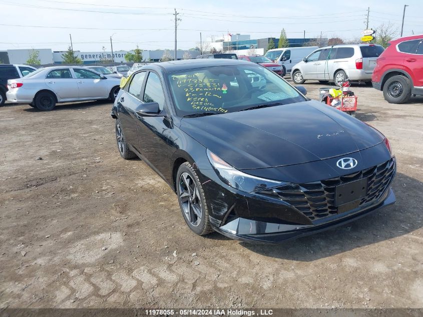 2023 Hyundai Elantra Luxury Ivt VIN: KMHLN4AG8PU515831 Lot: 11978055