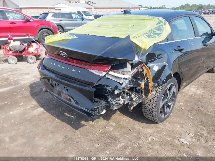 2023 Hyundai Elantra Luxury Ivt VIN: KMHLN4AG8PU515831 Lot: 11978055