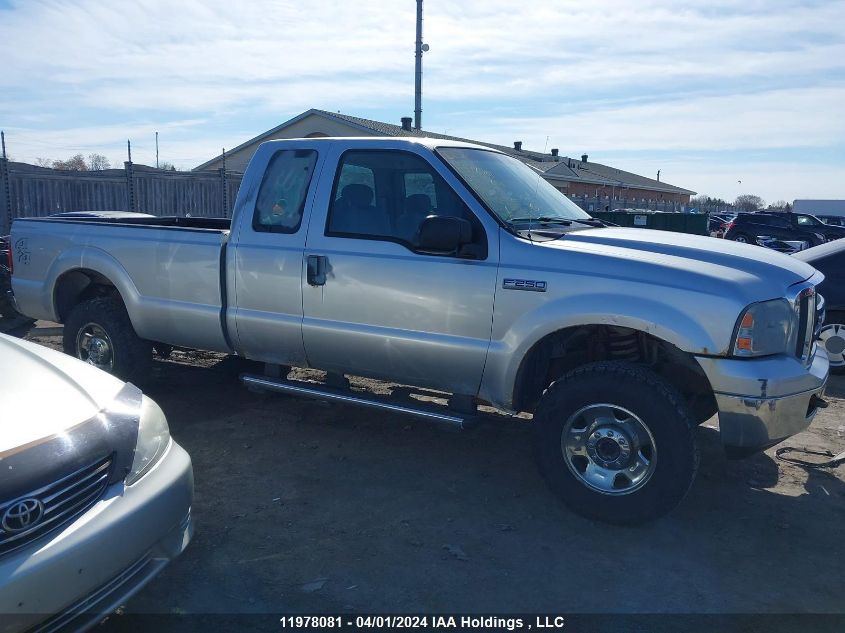 2005 Ford Super Duty F-250 VIN: 1FTSX21515EC01930 Lot: 11978081