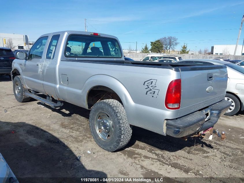 2005 Ford Super Duty F-250 VIN: 1FTSX21515EC01930 Lot: 11978081