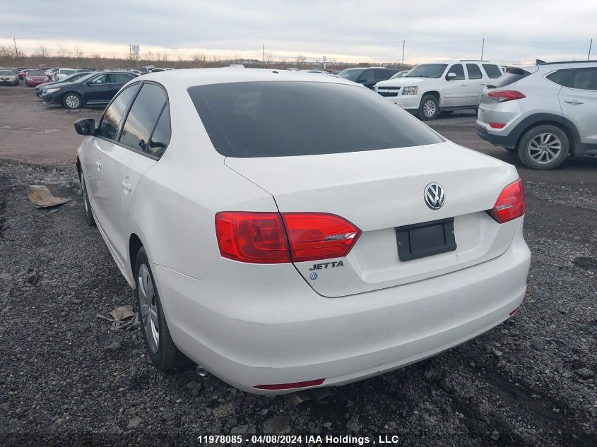 2012 Volkswagen Jetta Sedan VIN: 3VW2K7AJ9CM306437 Lot: 11978085