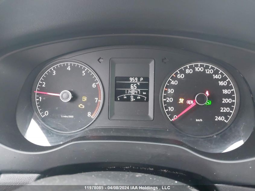 2012 Volkswagen Jetta Sedan VIN: 3VW2K7AJ9CM306437 Lot: 11978085