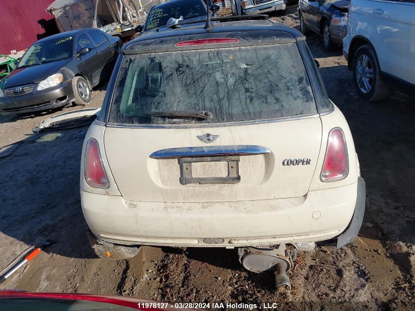 2005 Mini Cooper VIN: WMWRC33465TC56812 Lot: 11978127