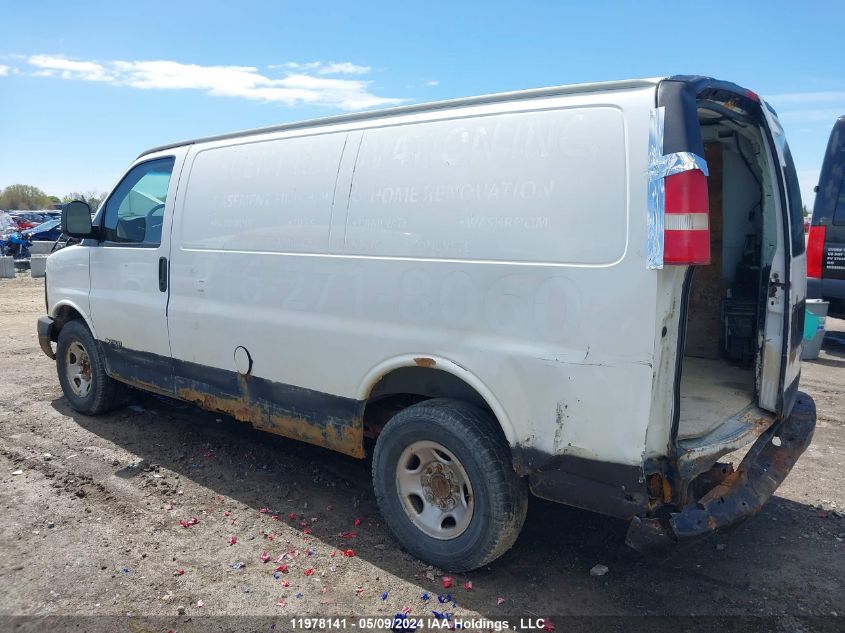 2003 Chevrolet Express 2500 VIN: 1GCGG25V831125840 Lot: 11978141