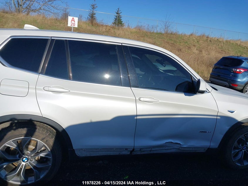 2017 BMW X3 xDrive28I VIN: 5UXWX9C53H0T03074 Lot: 11978226