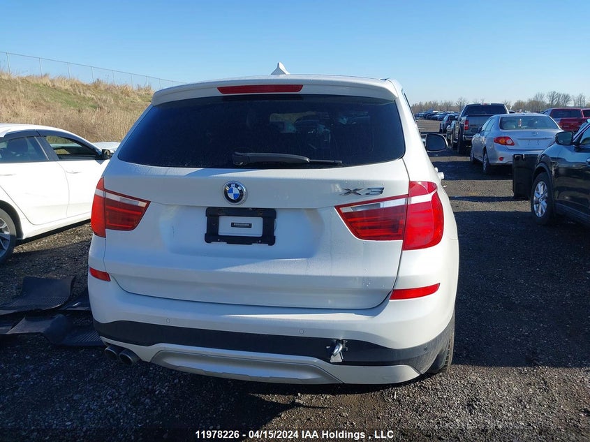 2017 BMW X3 xDrive28I VIN: 5UXWX9C53H0T03074 Lot: 11978226