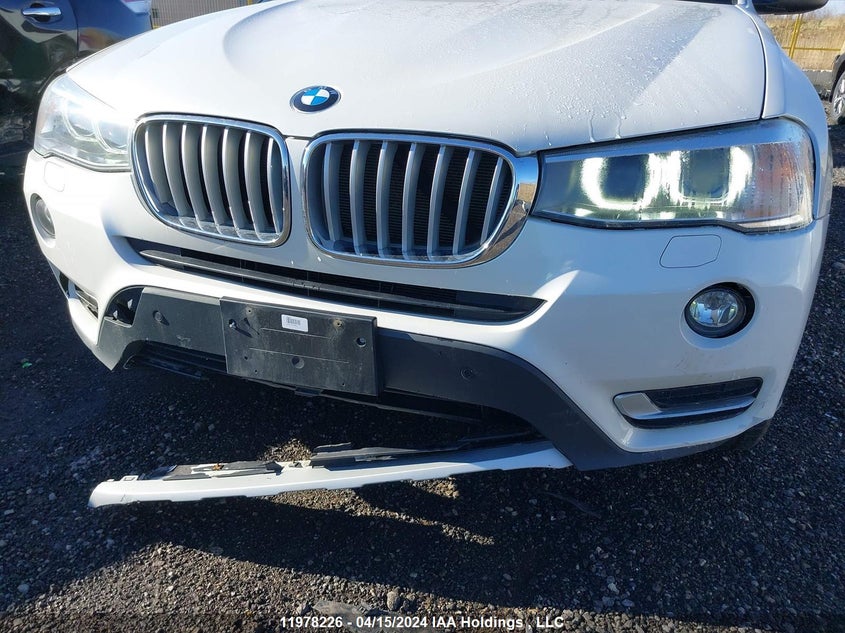 2017 BMW X3 xDrive28I VIN: 5UXWX9C53H0T03074 Lot: 11978226