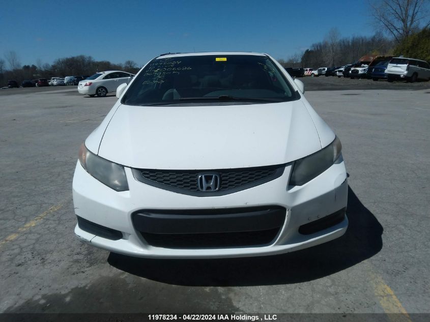 2012 Honda Civic Lx VIN: 2HGFG3B52CH006626 Lot: 11978234