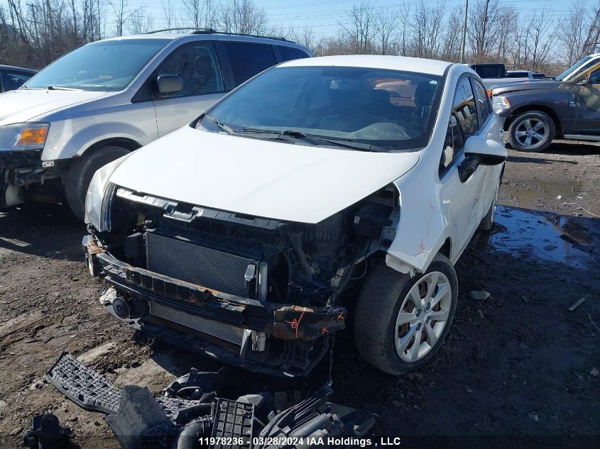 2012 Kia Rio VIN: KNADM4A31C6081191 Lot: 11978236