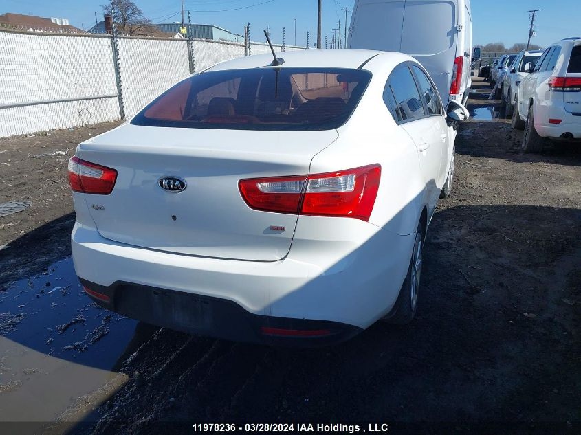 2012 Kia Rio VIN: KNADM4A31C6081191 Lot: 11978236