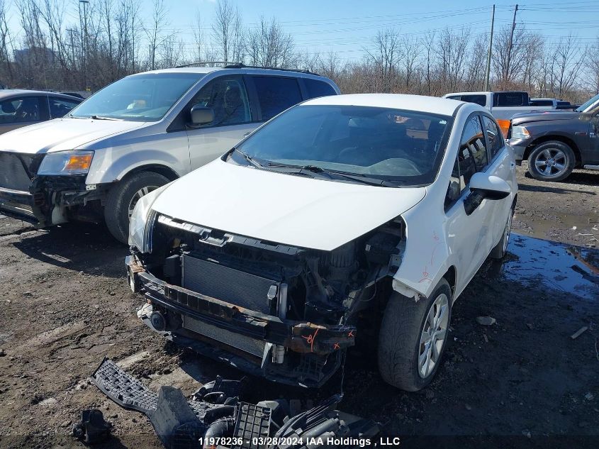 2012 Kia Rio VIN: KNADM4A31C6081191 Lot: 11978236