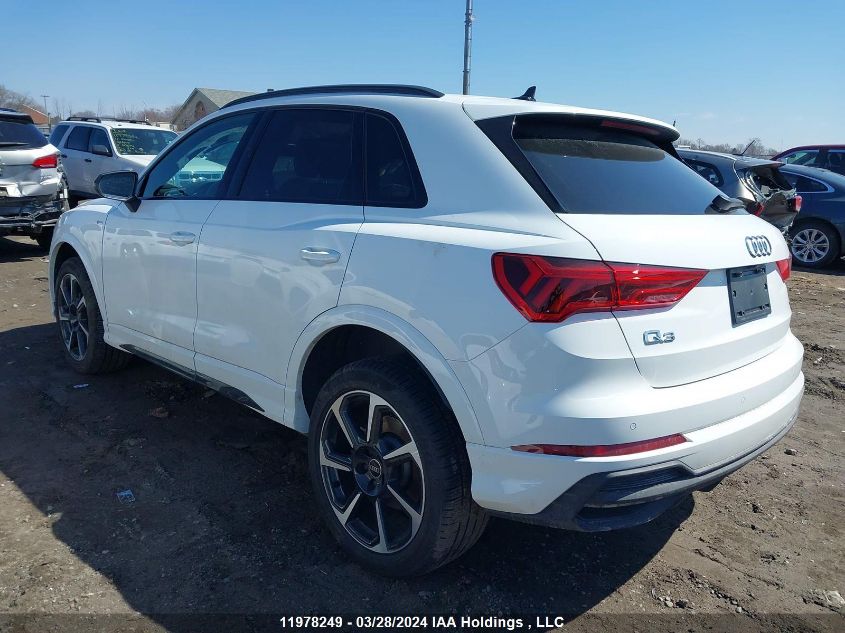 2023 Audi Q3 VIN: WA1EECF32P1107592 Lot: 11978249