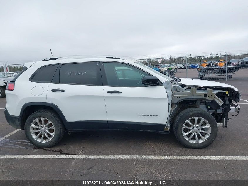 2019 Jeep Cherokee Sport VIN: 1C4PJMAB2KD116105 Lot: 11978271