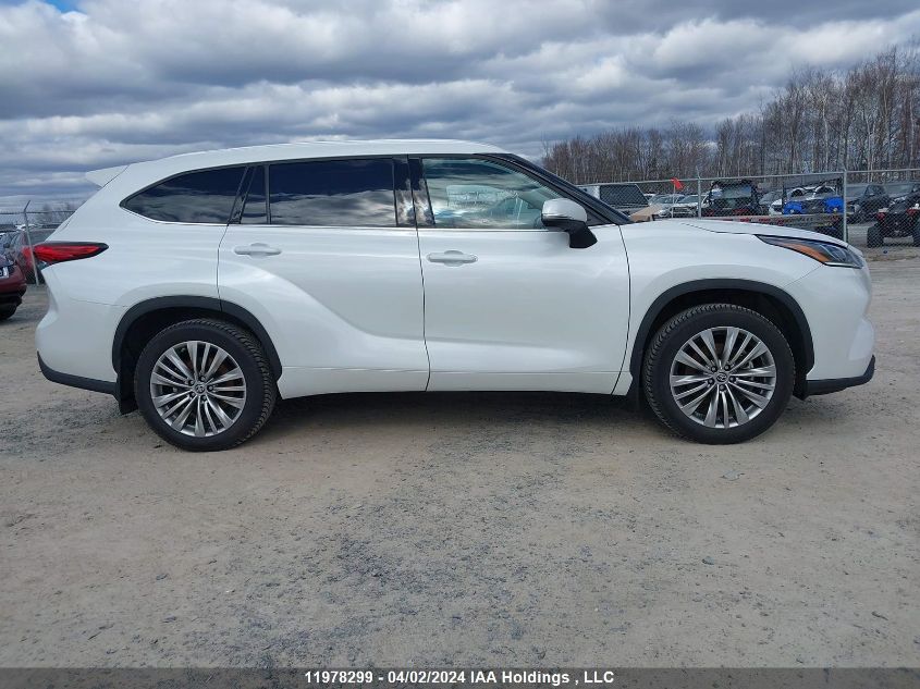 2022 Toyota Highlander Platinum VIN: 5TDFZRBH1NS234451 Lot: 11978299