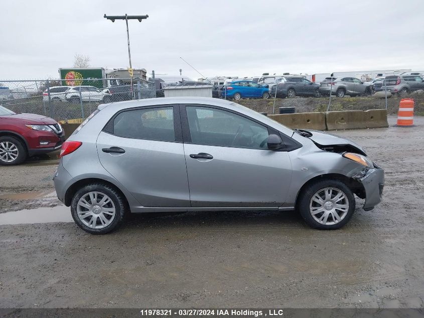 2013 Mazda Mazda2 VIN: JM1DE1KY8D0167241 Lot: 11978321