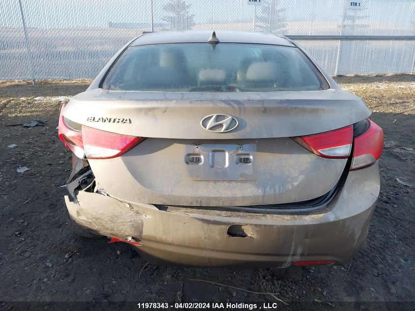 2012 Hyundai Elantra Gl VIN: 5NPDH4AEXCH079048 Lot: 11978343